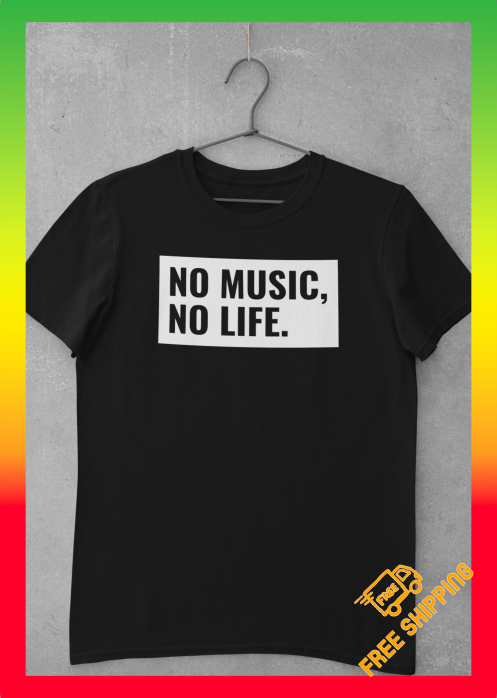 No Music No life T- Shirt - Image 5