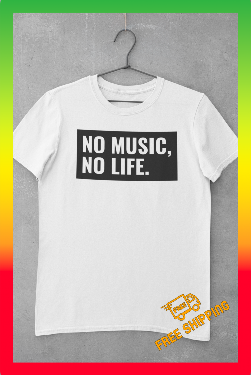 No Music No life T- Shirt - Image 3